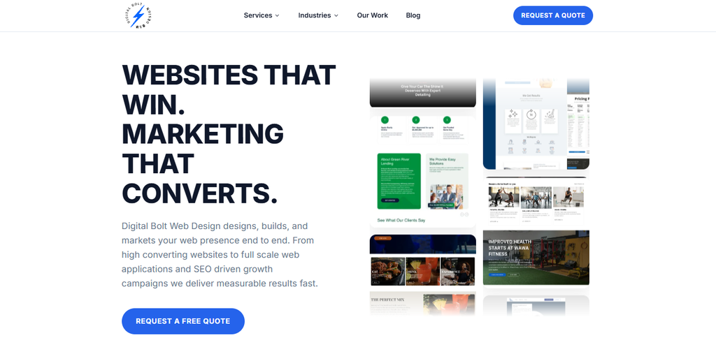 Digital Bolt Web Design